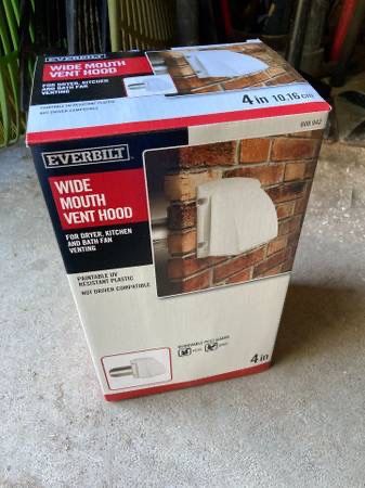 Wide Mouth Dryer Vent Hood