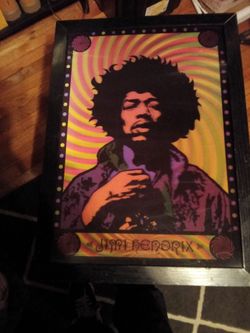 JIMMY HENDRIX  HOLOGRAM POSTER