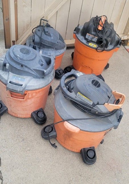 RIDGID vacuums FREE