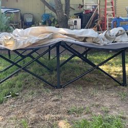 Colman Queen Size cot With attached fitting for air mattress