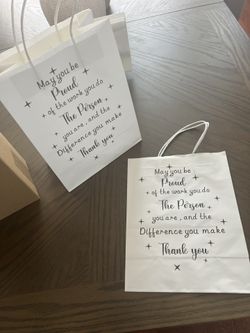 50 Pcs Thank You Gift Bags
