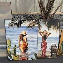 Beach, Hawaiian theme Art work, Pictures, Decor island beach Hawaii