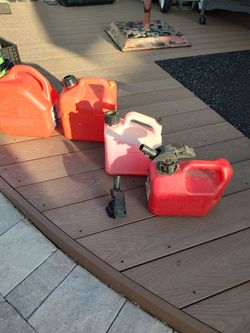 Four Smaller Gas Cans Package Deal
