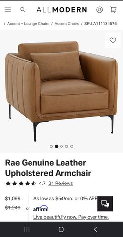 CHAIR, genuine leather