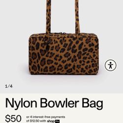 BAGGU Bowler Bag (cheetah)
