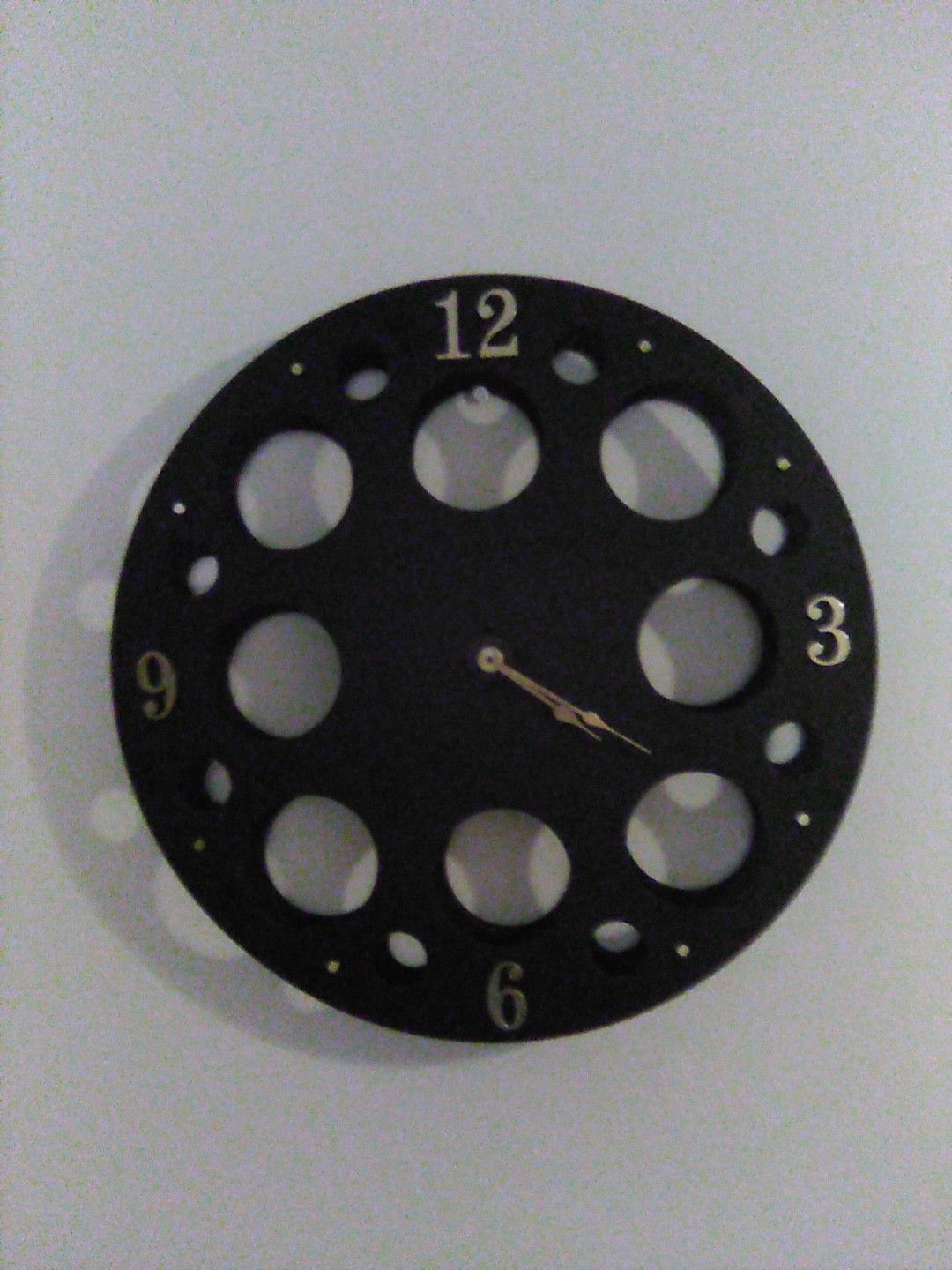 3in by 22in film reel clock