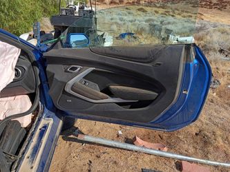 Chevy Camaro Blue Car Door with Panel
