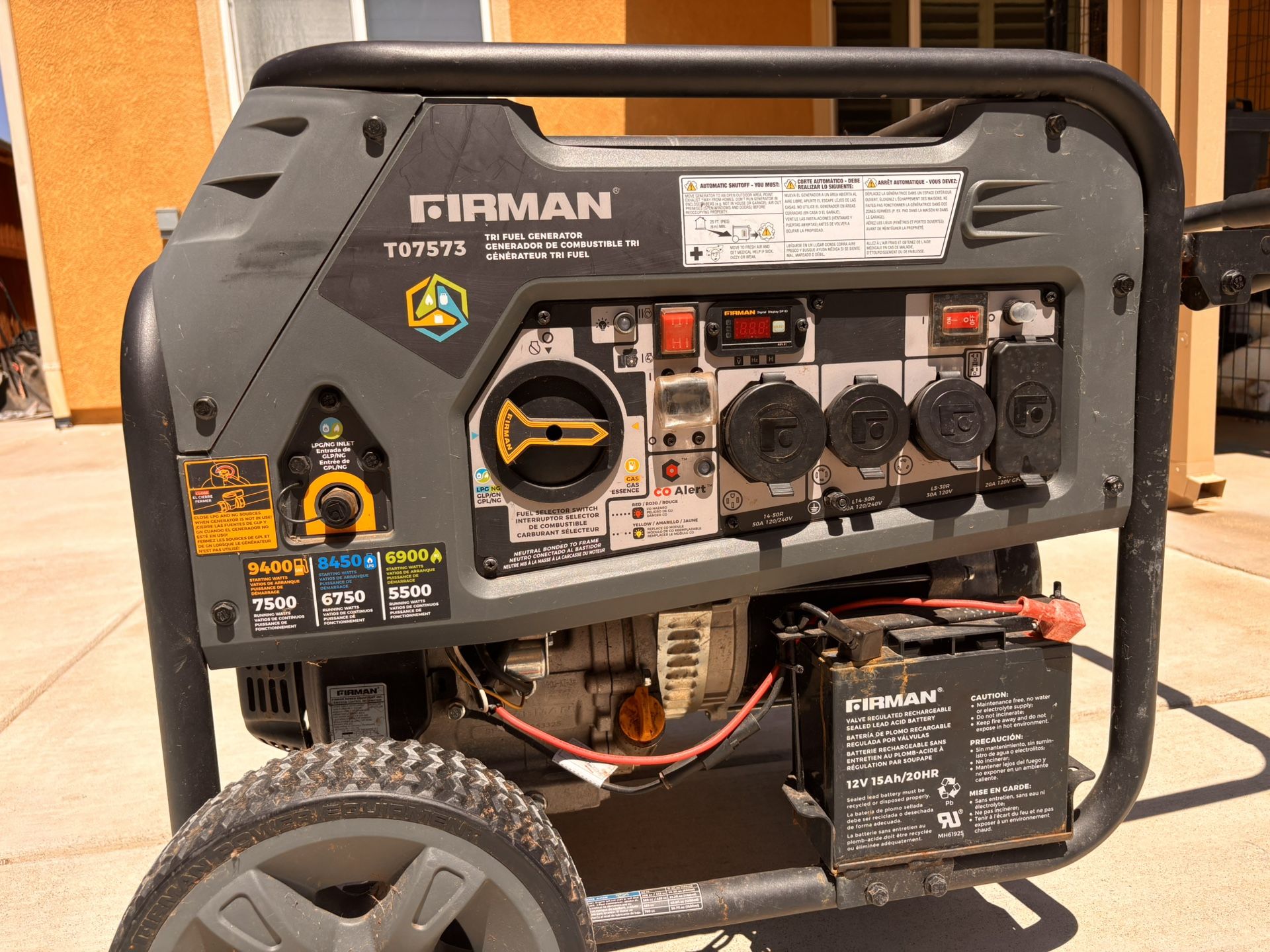 Firman Generator ( GAS/ PROPANE/NATURAL)