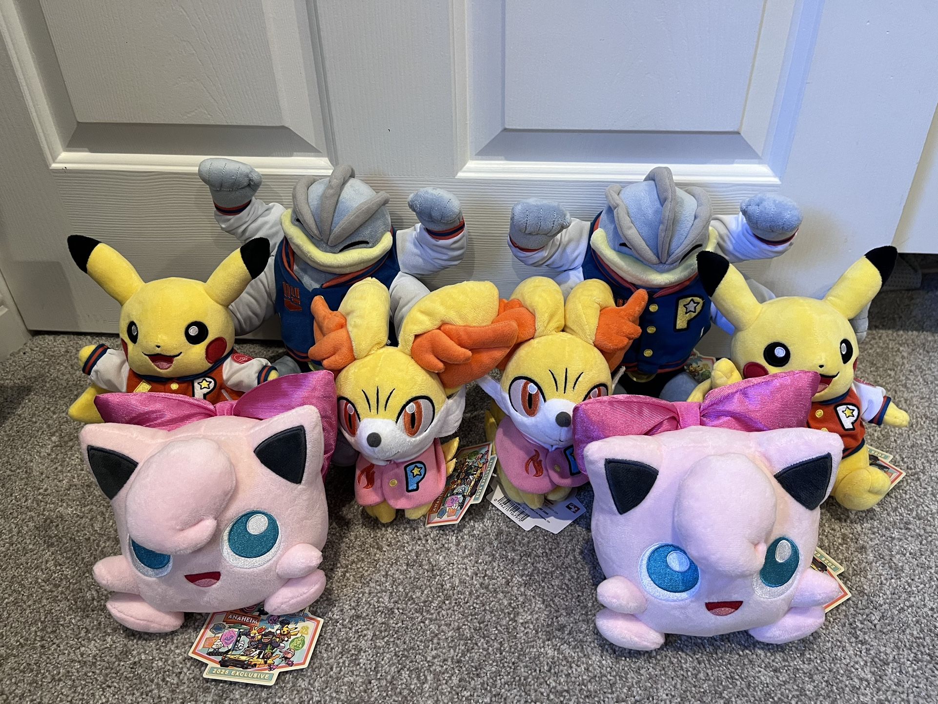 POKEMON CENTER ANAHEIM WORLDS 2025 EXCLUSIVE PLUSHIES