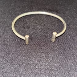 Handmade Silver Cuff Bracelet – Minimalist Open Bangle | Artisan