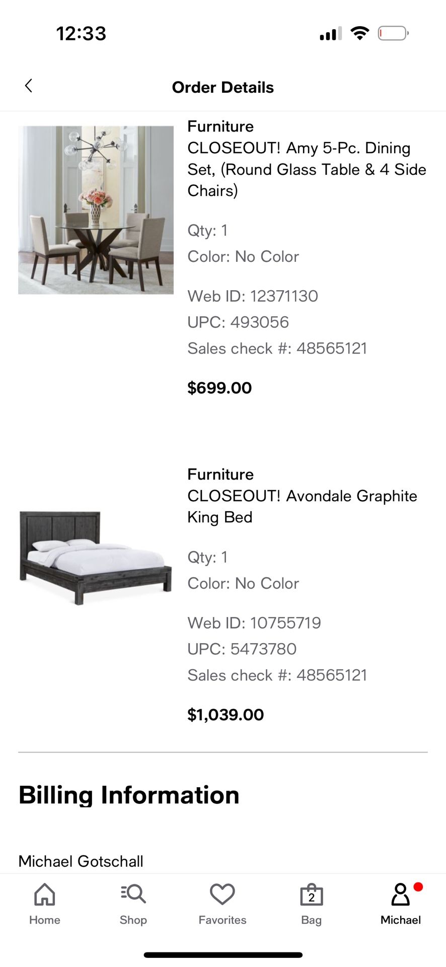 King Bedroom Set