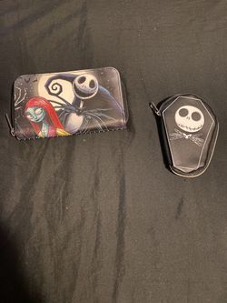 Set of 2 Nightmare Before Christmas Wallet and Coin purse