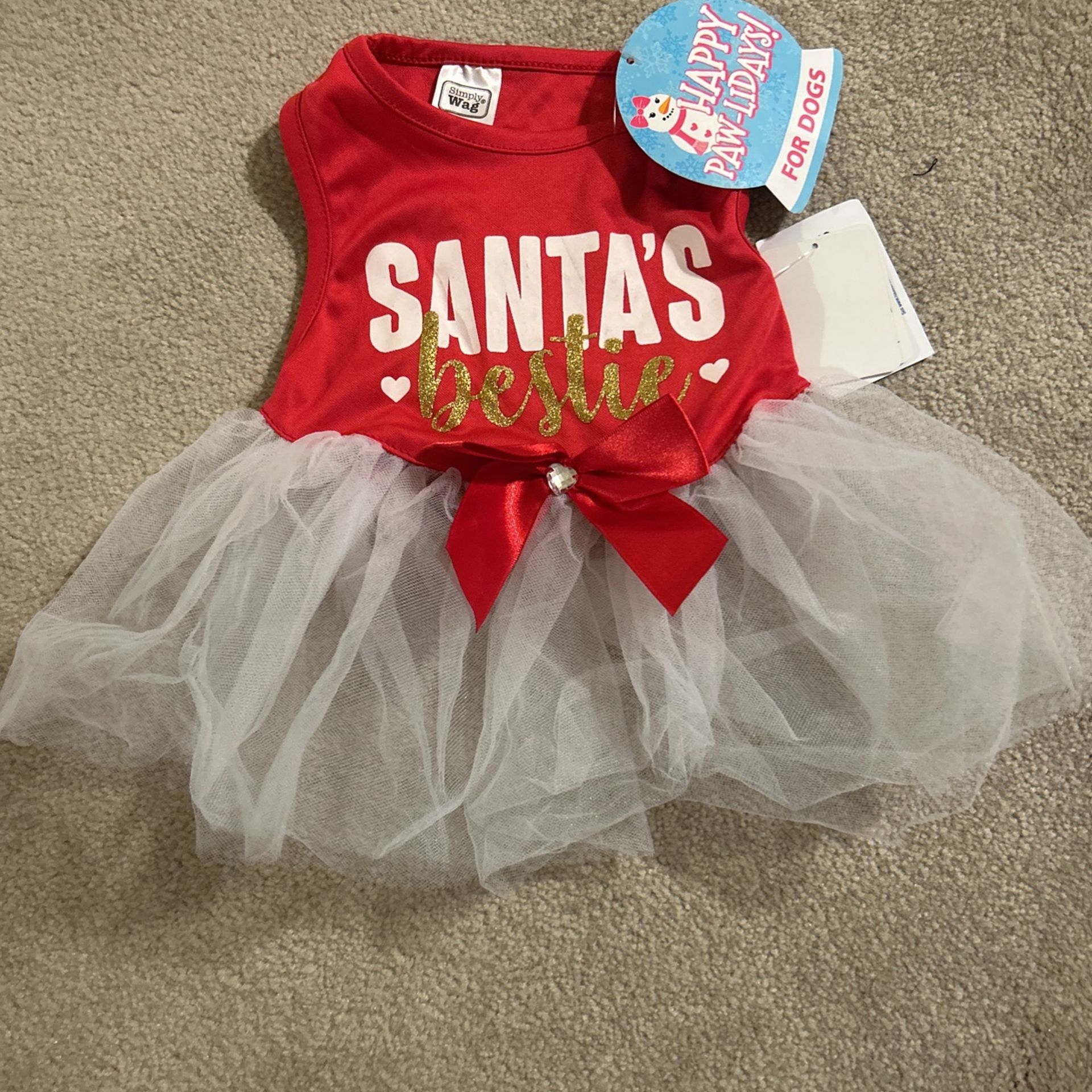 Dog Christmas Dress Size Médium