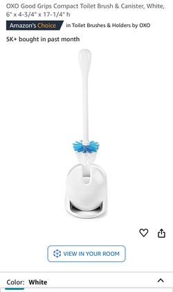 Oxo toilet Brush & Canister 