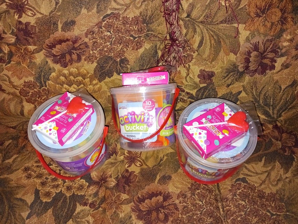 3 - ACTIVITY BUCKETS FOR KIDS WITH 10 PROJECT IDEAS EACH  $10 Each