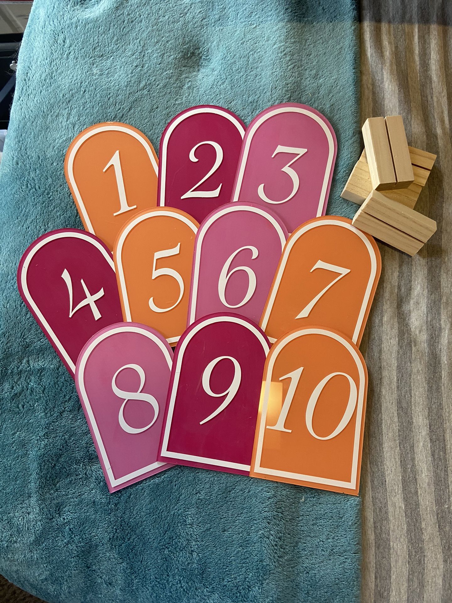 Table numbers