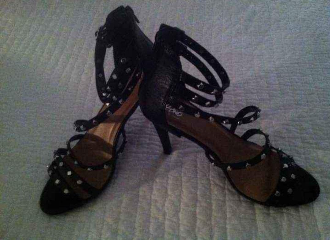Black Spiky Heels
