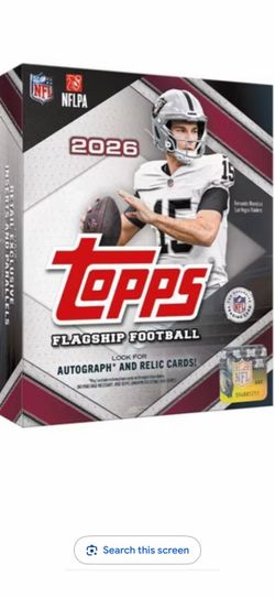 2026 Topps flagship football!