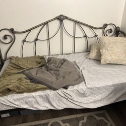 Twin Bed And Office Desk