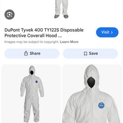 DuPont™ Tyvek® 400 Coverall Bulk Pack - XL
