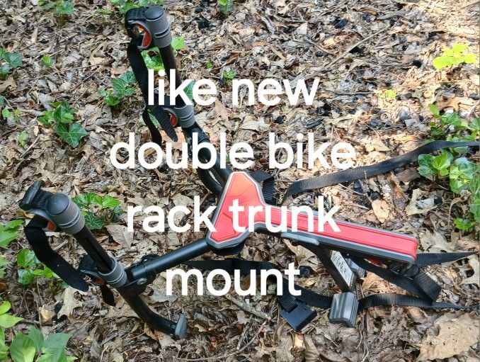 Like New Double Bike Rack, Trunk Mount