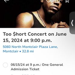 Too Short Concert