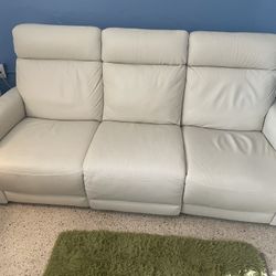 Pending Pick Up - Like New Leather Power Reclining Sofa – Natuzzi Editions