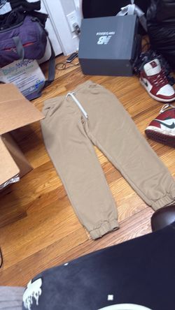 Beige sweatpants