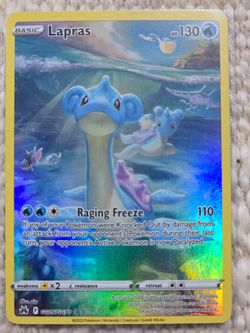 Lapras pokemon card