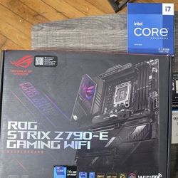 ASUS ROG STRIX Z790 E GAMING WIFI + I7 13700K