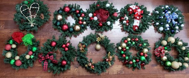 Christmas Wreaths All For 30.00