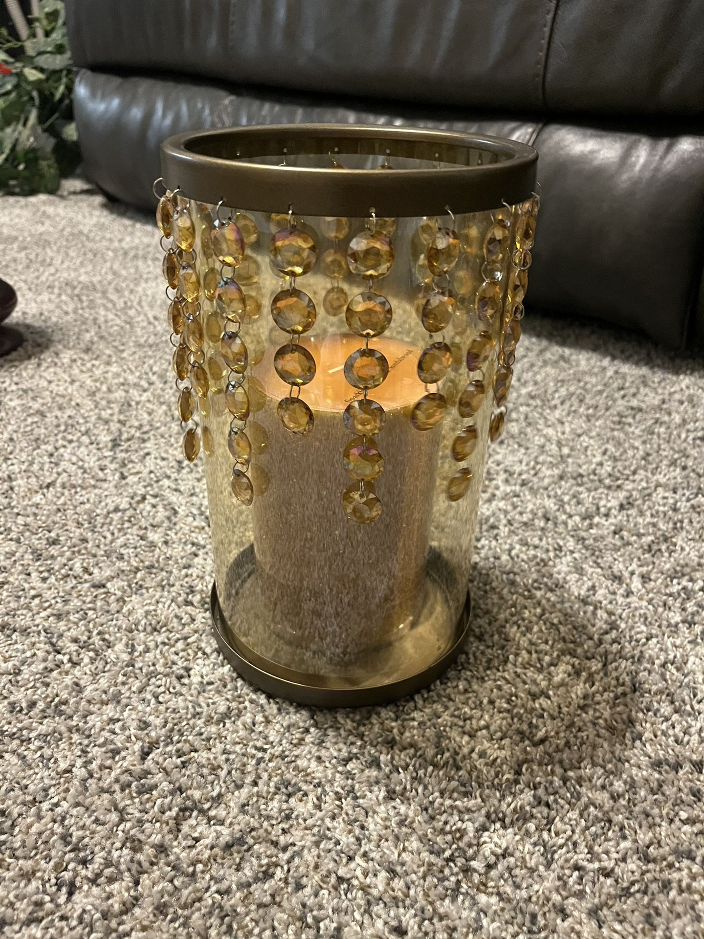 Candle Holder With Candle