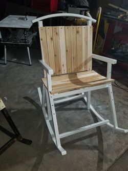 Metal rocking chair