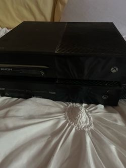 2 Xbox ones with power box and cords