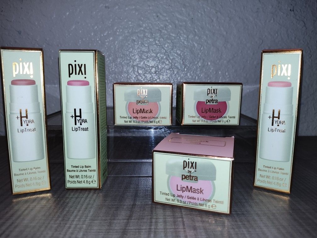 All Brand NEW! π    Pixi by Petra-Lip Care Products - Tinted Balms & LipMasks(((PENDING PICK UP TODAY)))