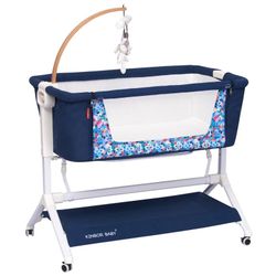 Multifunctional Baby Bedside Bassinet Sleeper Easy Folding Portable Crib