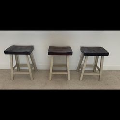 pottery barn backless counter stools 