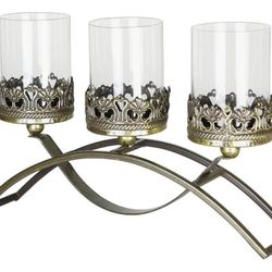 Rizzari elegant metal candle holder for home decor