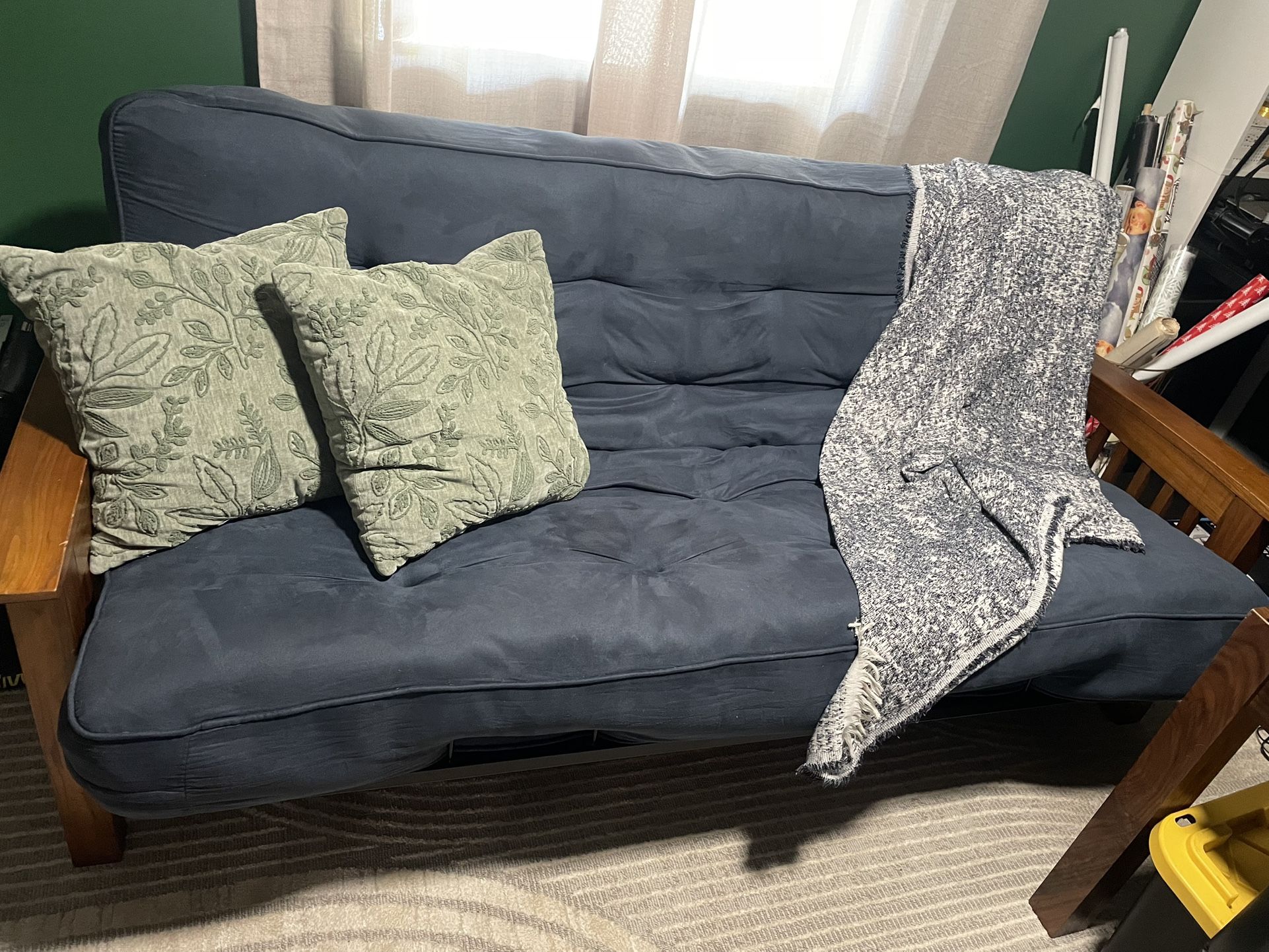 Navy Blue Futon
