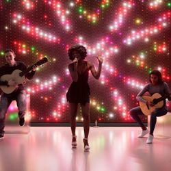 8x8 FT LED Backdrop for DJs, Bands & Live Performers – Amazing Stage Visuals! Includes rolling case
