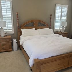 Bed, Side Tables and Dresser