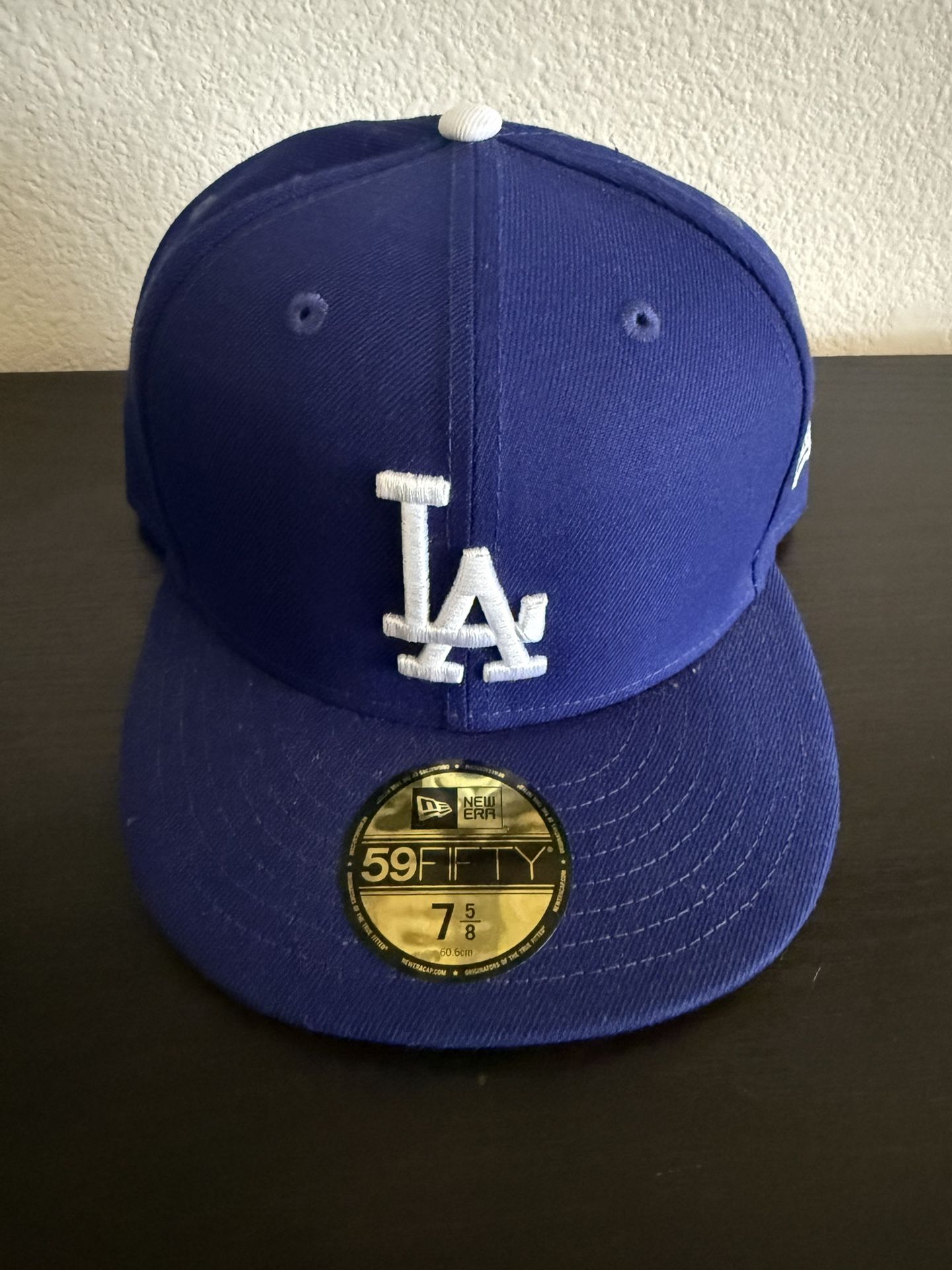Dodgers Hat Size 7 5/8 (Black Brim)