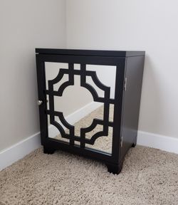 Modern Contemporary Mirrored Accent Table