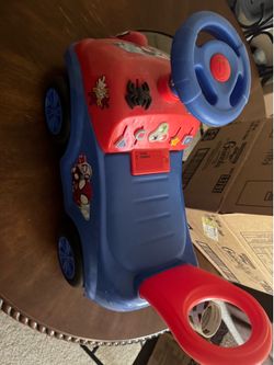 Spiderman car ride on toy