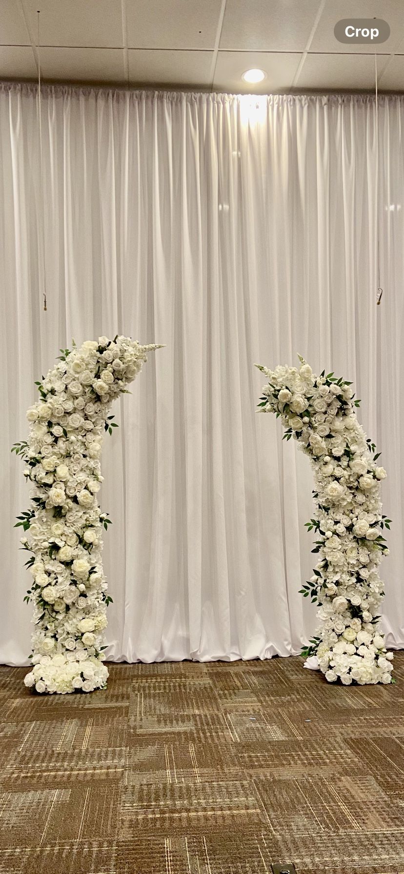 Faux Floral Arbor 5.9x6.9f