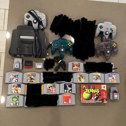 N64 Nintendo 64 System Games Controllers 