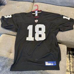 Raiders Jersey Moss #18 Size48