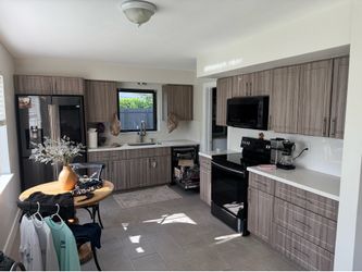 Kitchen cabinets and granite
