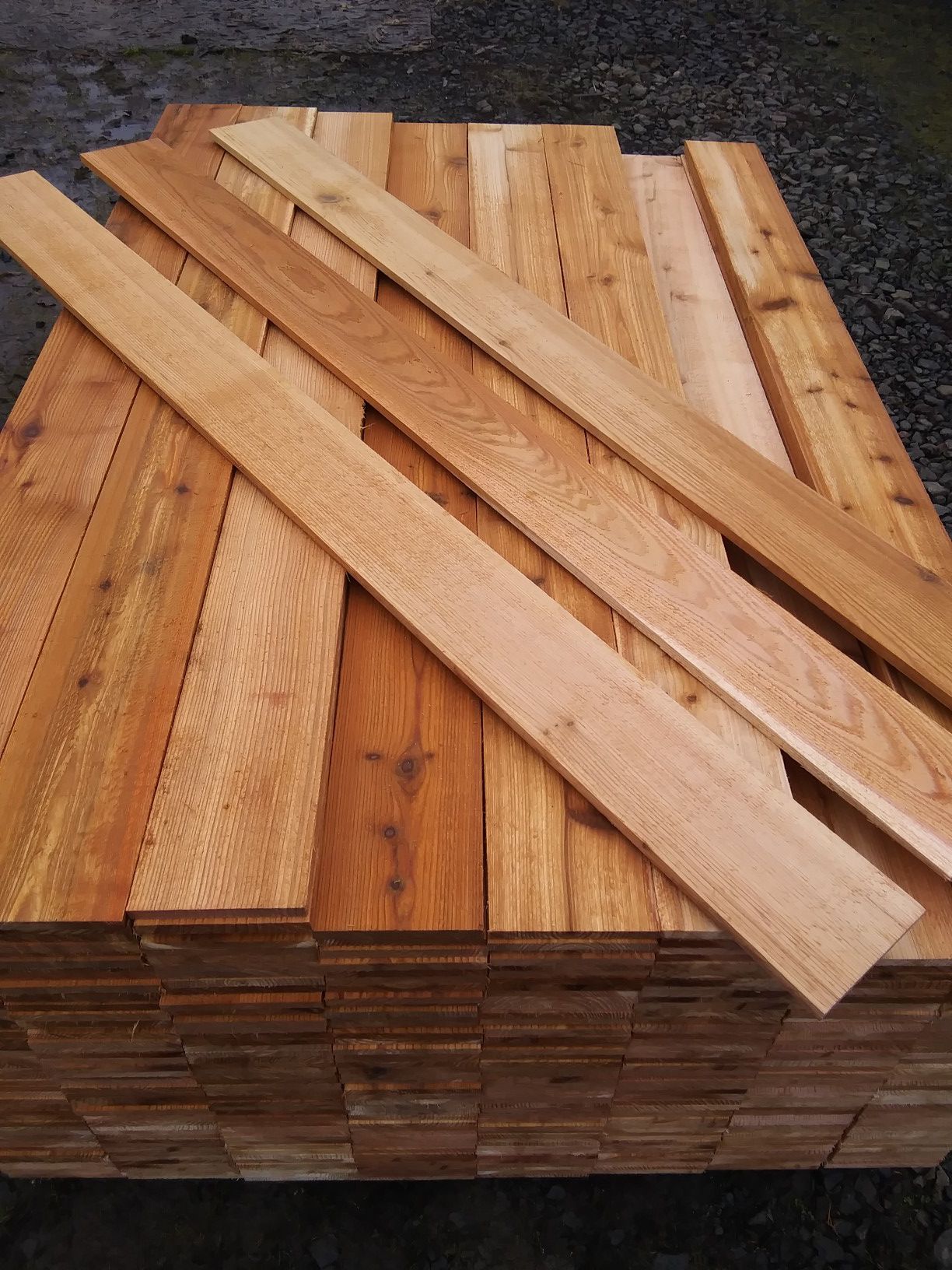 1x6x6 cedar fence boards and fencing materials