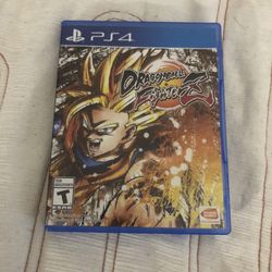 Dragonball Fighter Z game Ps4